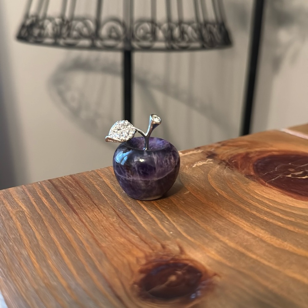 Amethyst Crystal Apple